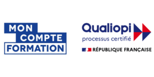 Logos certification Qualiopi et Mon compte Formation